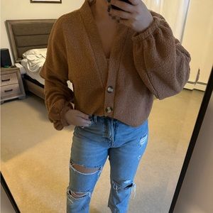 Forever 21 Sherpa cardigan